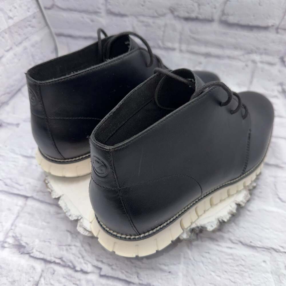 Cole Haan Mens Zerogrand Chukka Boot Size 12M Black White NWOB - Picture 7 of 15